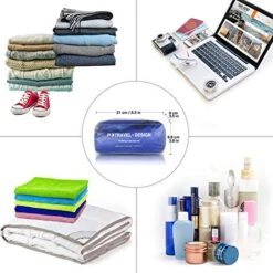 P.travel 6Pcs Packing Cubes For Travel Lightweight Luggage Organizer Bag Travel Cubes (Blue) -Luggage Factory 51mViEXI2WL