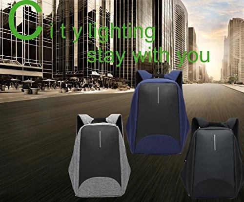 Sami Tudio Anti-Theft Backpack With Usb Charging Port Business Laptop Backpack Fits To 15.6 Inch 7 Sami Tudio Anti-Theft Backpack With Usb Charging Port Business Laptop Backpack Fits To 15.6 Inch - Image 7