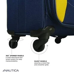 Nautica 5 Piece Luggage Set 11 Nautica 5 Piece Luggage Set -Luggage Factory 51mgZASiniL