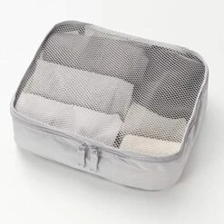 MUJI - Packing Cube, Small, Light Gray -Luggage Factory 51n6lUinbWL