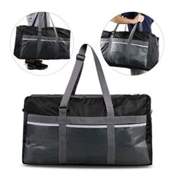 REDCAMP 75L Foldable Duffel Bag Large Size Lightweight & Multifunction, 25" Water Resistant Travel Duffle Bag For Men Women, Black 13 REDCAMP 75L Foldable Duffel Bag Large Size Lightweight & Multifunction, 25" Water Resistant Travel Duffle Bag For Men Women, Black -Luggage Factory 51nMyPMsDTL