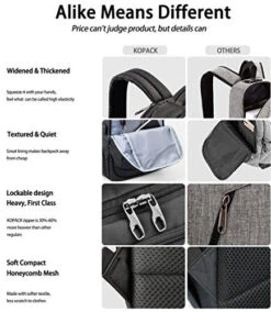KOPACK Business Laptop Backpack Side Load Computer Travel Backpack Usb Port Water Resistant 15.6 14 KOPACK Business Laptop Backpack Side Load Computer Travel Backpack Usb Port Water Resistant 15.6 -Luggage Factory 51nWrtjLNCL