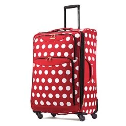 American Tourister Disney Softside Spinner 2 Piece Luggage Set 21 And 28 And Travel Pillow (One Size, Minnie Mouse Polka Dot) -Luggage Factory 51nwUP3BfZL 29d06eb9 b65f 46ee aa3f 49691eca8e78