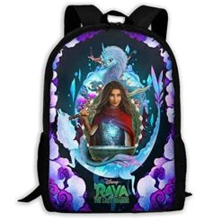 The-Last-Dragon Laptop Backpack, Large Capacity Casual Shoulder Bag Camping Travel Backpack For Boys Girls 17"
