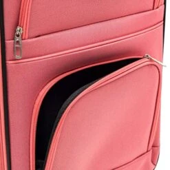 Millennium By Travelway Wheeled Suitcase - Rolling Carry-on (20 Inch, Coral) 12 Millennium By Travelway Wheeled Suitcase - Rolling Carry-on (20 Inch, Coral) -Luggage Factory 51oY5Gj2QTL