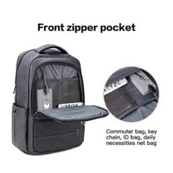 Laptop Backpack 17 Inch Travel Computer Pack Bag With USB Charging Port Waterproof Oxford College 11 Laptop Backpack 17 Inch Travel Computer Pack Bag With USB Charging Port Waterproof Oxford College -Luggage Factory 51pC3PkKSSL