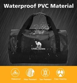 Camel Crown Waterproof Duffle Bag, 43L Lightweight Duffel Bag Traveling Backpack Luggage Bag Dry -Luggage Factory 51rFwf9JKfL