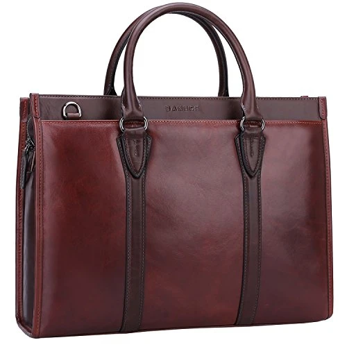Banuce Vintage Full Grain Leather Briefcase For Men 2way Business Tote Laptop Shoulder Messenger 1 Banuce Vintage Full Grain Leather Briefcase For Men 2way Business Tote Laptop Shoulder Messenger