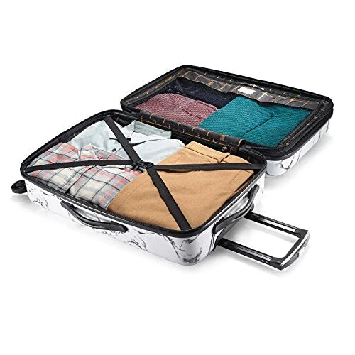 American Tourister Moonlight Hardside Expandable Luggage With Spinner Wheels, Marble, 2-Piece Set (21/24) 5 American Tourister Moonlight Hardside Expandable Luggage With Spinner Wheels, Marble, 2-Piece Set (21/24) - Image 5