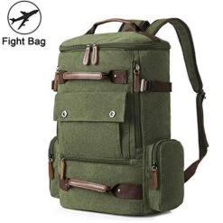 Canvas Backpack For Men, Yousu Man Vintage Travel Duffel Backpacks Large Capacity Rucksack