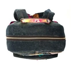 Denim Back Pack For Women With Multiple Compartments And Adjustable Shoulder Straps 12 Denim Back Pack For Women With Multiple Compartments And Adjustable Shoulder Straps -Luggage Factory 51taHfYYhmL