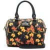 Loungefly X Marvel Black Panther Floral Duffel Purse (One Size, Multicolored)