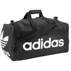 Adidas Originals Santiago Duffel Bag, Black/White, One Size -Luggage Factory 51vJU3MjkTL d11f3256 8fb8 4269 bd77 30fa9b346689