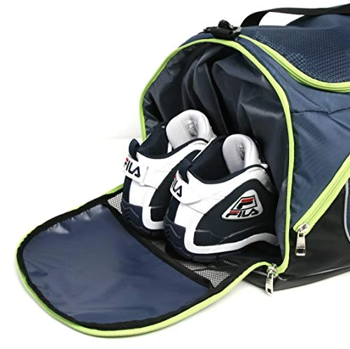 Fila Advantage 19" Sport Duffel Bag, Blue/Lime 10 Fila Advantage 19" Sport Duffel Bag, Blue/Lime - Image 10