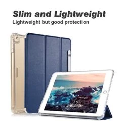 Valkit IPad Pro 12.9 Case 2018, Protective Smart Folio Stand Cases With Apple Pencil Holder, Auto Sleep/Wake, Support Apple Pencil Charging For IPad Pro 12.9 Inch 3rd Gen, Navy Blue 13 Valkit IPad Pro 12.9 Case 2018, Protective Smart Folio Stand Cases With Apple Pencil Holder, Auto Sleep/Wake, Support Apple Pencil Charging For IPad Pro 12.9 Inch 3rd Gen, Navy Blue -Luggage Factory 51wE37FYNRL