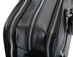 Polare Men'S Real Soft Napa Leather 17.3'' Briefcase Laptop Business Bag Black 13 Polare Men'S Real Soft Napa Leather 17.3'' Briefcase Laptop Business Bag Black -Luggage Factory 51wb6YlCWEL