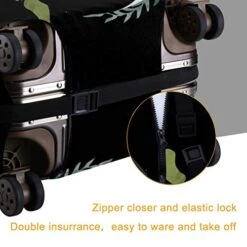 Travel Suitcase Protector Zipper Suitcase Cover Yinyang Kio Fish Print Luggage Cover 18-32 Inch 9 Travel Suitcase Protector Zipper Suitcase Cover Yinyang Kio Fish Print Luggage Cover 18-32 Inch -Luggage Factory 51wk4FGctUL