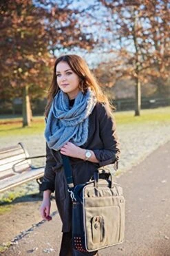 DURAGADGET Lightweight 15.6" Protective Laptop Messenger Bag Briefcase With Padded Shoulder Strap & -Luggage Factory 51x1RDpAaIL 135b032f 244a 460a ae8a aa4f45679275