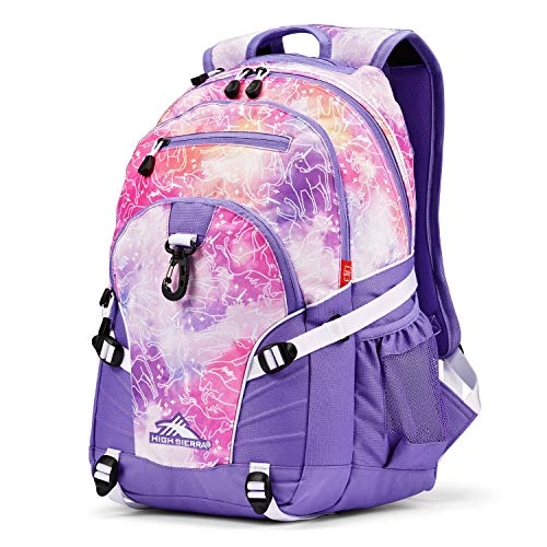 High Sierra Loop-Backpack, School, Travel, Or Work Bookbag With Tablet-sleeve, Unicorn Clouds/Lavender/White, One Size 1 High Sierra Loop-Backpack, School, Travel, Or Work Bookbag With Tablet-sleeve, Unicorn Clouds/Lavender/White, One Size