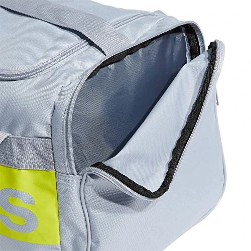 Adidas Court Lite Duffel Bag, Halo Silver/Acid Yellow, One Size 3 Adidas Court Lite Duffel Bag, Halo Silver/Acid Yellow, One Size - Image 3