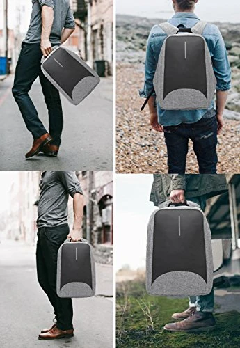 Sami Tudio Anti-Theft Backpack With Usb Charging Port Business Laptop Backpack Fits To 15.6 Inch 8 Sami Tudio Anti-Theft Backpack With Usb Charging Port Business Laptop Backpack Fits To 15.6 Inch - Image 8