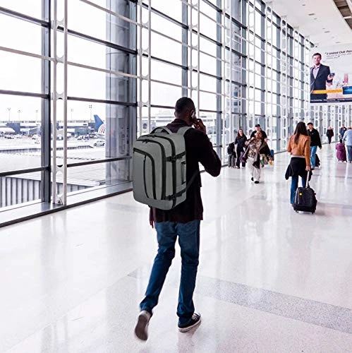 BANGE Travel Overnight Backpack,40-Liter FAA Flight Approved Weekender Bag Carry On Backpack GREEN (Backpack With 3 Cubes) 2 BANGE Travel Overnight Backpack,40-Liter FAA Flight Approved Weekender Bag Carry On Backpack GREEN (Backpack With 3 Cubes) - Image 2