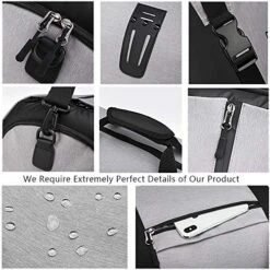 OZUKO Gym Bag Backpack, 4 In 1 Carry-on Garment Bag Large Duffel Bag Suit Travel Bag Weekend Bag Flight Bag Overnight Bag With Shoes Compartment… (Black) 12 OZUKO Gym Bag Backpack, 4 In 1 Carry-on Garment Bag Large Duffel Bag Suit Travel Bag Weekend Bag Flight Bag Overnight Bag With Shoes Compartment… (Black) -Luggage Factory 610hQMliUpL