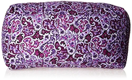 Vera Bradley Women's Iconic Large Travel Duffel-Signature, Lilac Paisley, One Size 5 Vera Bradley Women's Iconic Large Travel Duffel-Signature, Lilac Paisley, One Size - Image 5