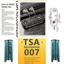 Coolife Luggage Expandable(only 28") Suitcase PC+ABS Spinner 20in 24in 28in Carry On (navy New, L(28in)) 9 Coolife Luggage Expandable(only 28") Suitcase PC+ABS Spinner 20in 24in 28in Carry On (navy New, L(28in)) -Luggage Factory 61EU6N4Z7cL 244a3122 4abf 4454 a1c7 1e098baebf93