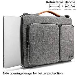 Tomtoc Laptop Shoulder Bag For 13.5 Inch New Microsoft Surface Laptop 4/3/2/1, Surface Book 3/2/1, 360 Protective Case Fit 13-inch Old MacBook Air/ Pro, Acer Swift 3, Waterproof Accessory Sleeve 11 Tomtoc Laptop Shoulder Bag For 13.5 Inch New Microsoft Surface Laptop 4/3/2/1, Surface Book 3/2/1, 360 Protective Case Fit 13-inch Old MacBook Air/ Pro, Acer Swift 3, Waterproof Accessory Sleeve -Luggage Factory 61Oz9emcL L