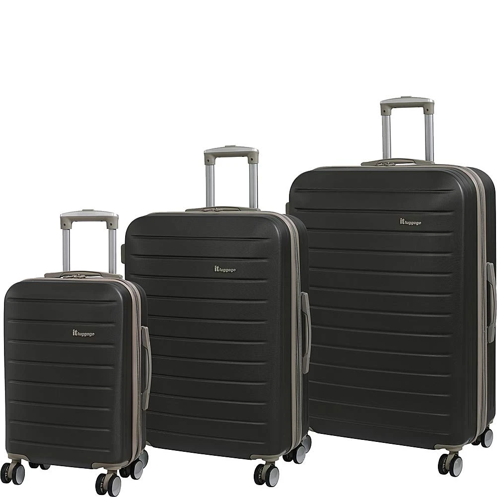 It Luggage Legion 8-Wheel Hardside Expandable, Dark Grey With Cobblestone Trim 1 It Luggage Legion 8-Wheel Hardside Expandable, Dark Grey With Cobblestone Trim