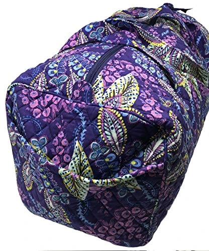 Vera Bradley Large Traveler Duffel Bag (Batik Leaves) 2 Vera Bradley Large Traveler Duffel Bag (Batik Leaves) - Image 2
