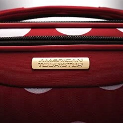 American Tourister Disney Softside Spinner 2 Piece Luggage Set 21 And 28 And Travel Pillow (One Size, Minnie Mouse Polka Dot) -Luggage Factory 61XpTDXZYDL 5a67b6cd a1df 487a 9336 03e352e0a664