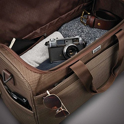 Hartmann Century Travel Duffel Carry-On Luggage, Mocha Monogram 4 Hartmann Century Travel Duffel Carry-On Luggage, Mocha Monogram - Image 4