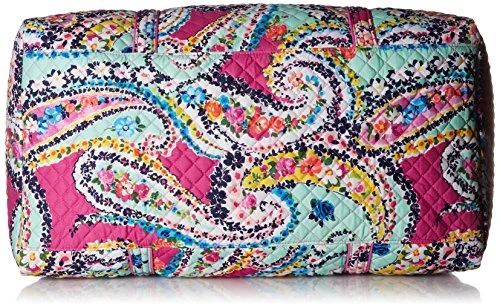 Vera Bradley Iconic Large Travel Duffel, Signature Cotton,Wildflower Paisley, Wildflower Paisley, One Size 5 Vera Bradley Iconic Large Travel Duffel, Signature Cotton,Wildflower Paisley, Wildflower Paisley, One Size - Image 5