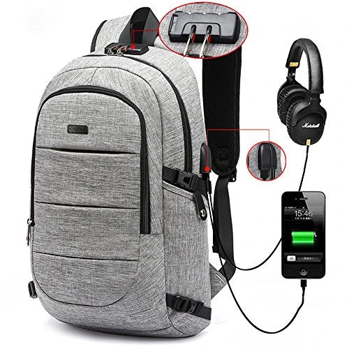 C-Space Business Waterproof Resistant Polyester Laptop Backpack With Usb Charging Port And Lock 1 C-Space Business Waterproof Resistant Polyester Laptop Backpack With Usb Charging Port And Lock