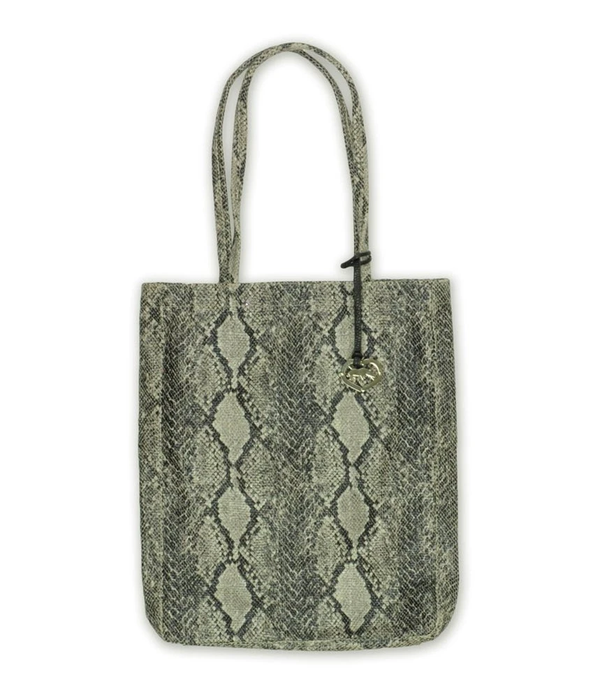 Ecko Unltd. Womens Charmer Tote Handbag Purse, Grey, Small (17 In. - 22 In.) 1 Ecko Unltd. Womens Charmer Tote Handbag Purse, Grey, Small (17 In. - 22 In.)