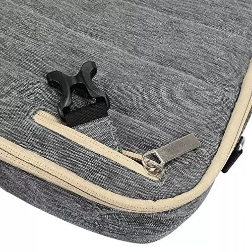 VanGoddy Grey Universal Hybrid Backpack / Briefcase / Messenger / Tote, 4 In 1 Multifunction Laptop / Tablet Carrying Bag (13.3") 6 VanGoddy Grey Universal Hybrid Backpack / Briefcase / Messenger / Tote, 4 In 1 Multifunction Laptop / Tablet Carrying Bag (13.3") - Image 6