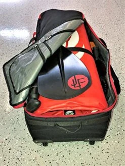 JLF | Airplane Friendly | Standard Checked Luggage | Lightweight Suitcase | 35" - 36" Travel Bag | Sized For 10', 11' Inflatable Stand Up Paddle Board SUP Kit (Wheeled Duffel Bag) -Luggage Factory 61i2oX28ljL