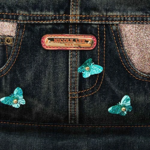 Denim Back Pack For Women With Multiple Compartments And Adjustable Shoulder Straps 7 Denim Back Pack For Women With Multiple Compartments And Adjustable Shoulder Straps - Image 7