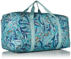 Vera Bradley Womens Lighten Up Large Travel Duffel, Polyester, Daisy Paisley, One Size 9 Vera Bradley Womens Lighten Up Large Travel Duffel, Polyester, Daisy Paisley, One Size -Luggage Factory 61mOak40ADL