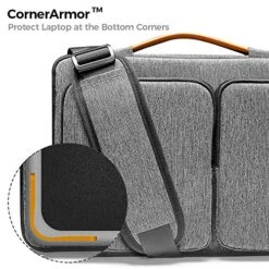 Tomtoc Laptop Shoulder Bag For 13.5 Inch New Microsoft Surface Laptop 4/3/2/1, Surface Book 3/2/1, 360 Protective Case Fit 13-inch Old MacBook Air/ Pro, Acer Swift 3, Waterproof Accessory Sleeve 14 Tomtoc Laptop Shoulder Bag For 13.5 Inch New Microsoft Surface Laptop 4/3/2/1, Surface Book 3/2/1, 360 Protective Case Fit 13-inch Old MacBook Air/ Pro, Acer Swift 3, Waterproof Accessory Sleeve -Luggage Factory 61odDag29aL