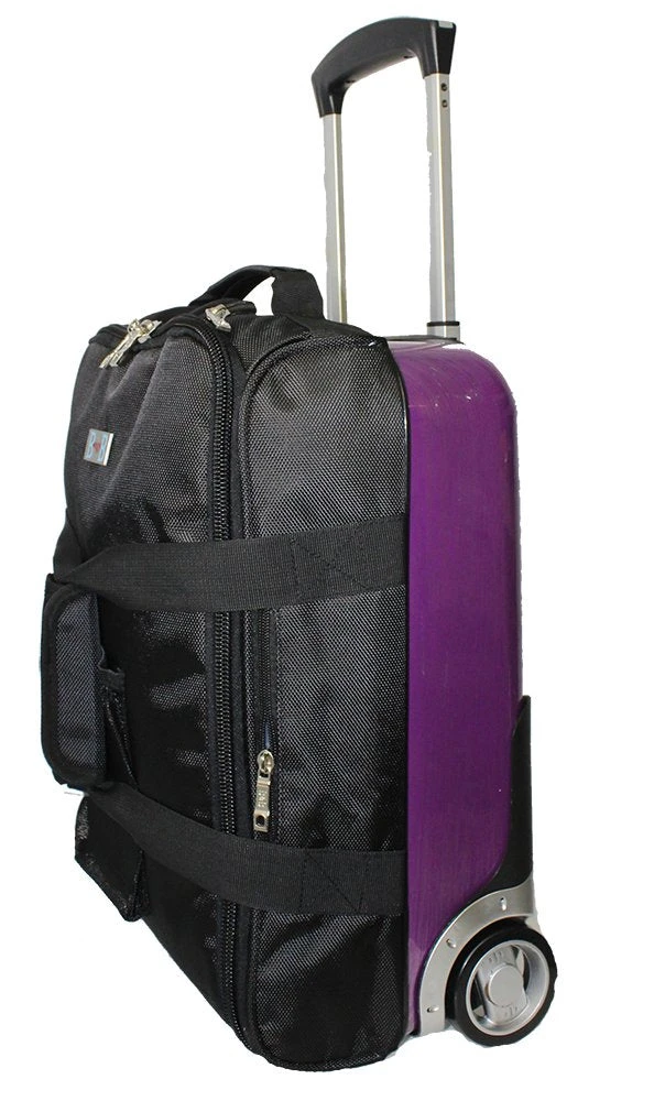 BoardingBlue Rolling Personal Item Hardside Luggage (half) Under Seat 17"12"8"-PP 4 BoardingBlue Rolling Personal Item Hardside Luggage (half) Under Seat 17"12"8"-PP - Image 4