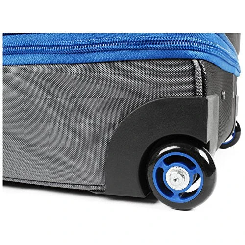 Ful Streamline 30in Soft Rolling Duffel Bag, Retractable Pull Handle, Split Level Storage, Grey 7 Ful Streamline 30in Soft Rolling Duffel Bag, Retractable Pull Handle, Split Level Storage, Grey - Image 7