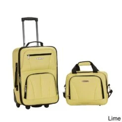 Rockland New Generation 2-Piece Lightweight Carry-On Softsided Luggage Set Blue -Luggage Factory 61z7YrttCLL