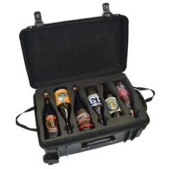 Waterproof Heavy Duty Wheeled Alcohol Travel Case - Beer And Wine Carrying Case Includes Custom Foam Insert Bottle Holder 9 Waterproof Heavy Duty Wheeled Alcohol Travel Case - Beer And Wine Carrying Case Includes Custom Foam Insert Bottle Holder -Luggage Factory 71W3YsgOIIL