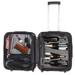 Bundle - 2 Items: VinGardeValise 8 Bottle Wine Travel Suitcase With Personalizable Nameplate, FlyWithWine Digital Luggage Scale - Silver -Luggage Factory 71XdxjWvdpL 9ae8a4de 261b 44c3 bd54 a1123763f665