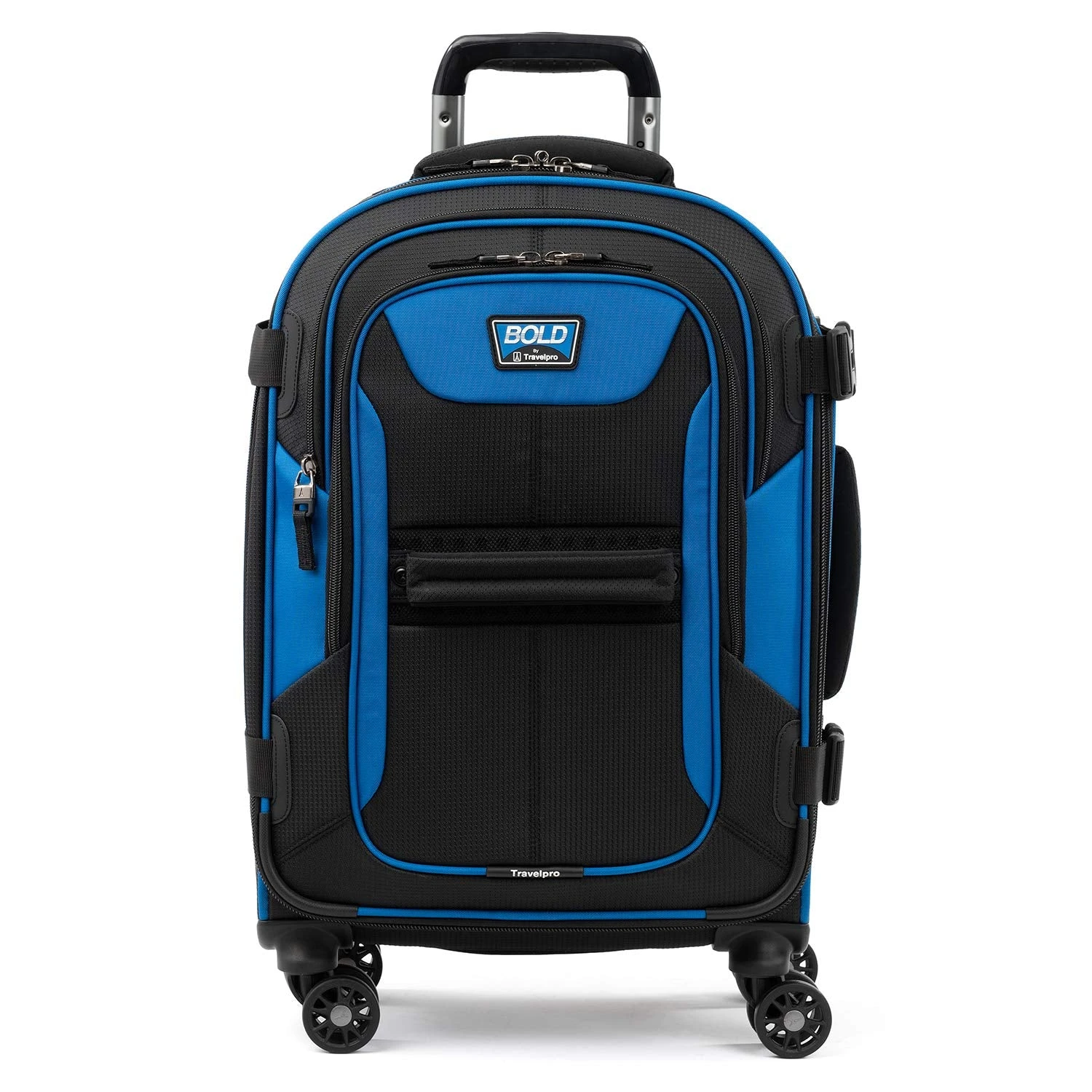Travelpro Bold 21" Carry-on, Expandable Spinner Luggage With Easy-access Tablet Sleeve, Blue/Black 1 Travelpro Bold 21" Carry-on, Expandable Spinner Luggage With Easy-access Tablet Sleeve, Blue/Black