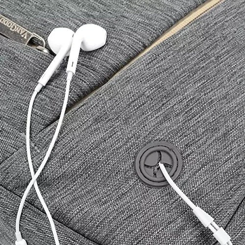 VanGoddy Grey Universal Hybrid Backpack / Briefcase / Messenger / Tote, 4 In 1 Multifunction Laptop / Tablet Carrying Bag (13.3") 2 VanGoddy Grey Universal Hybrid Backpack / Briefcase / Messenger / Tote, 4 In 1 Multifunction Laptop / Tablet Carrying Bag (13.3") - Image 2