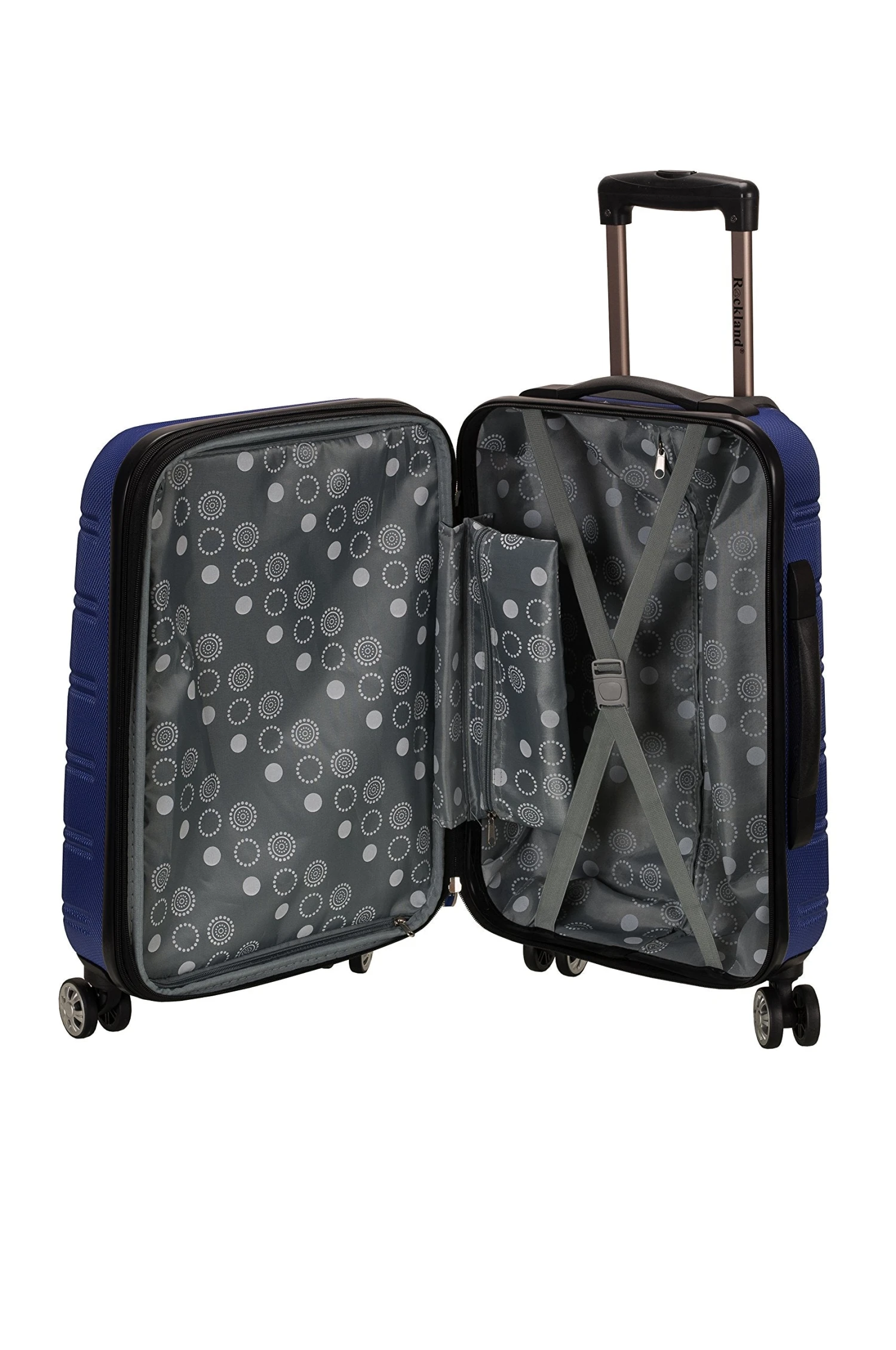 Rockland Luggage 20 Inch 28 Inch 2 Piece Expandable Spinner Set, Blue, One Size 6 Rockland Luggage 20 Inch 28 Inch 2 Piece Expandable Spinner Set, Blue, One Size - Image 6